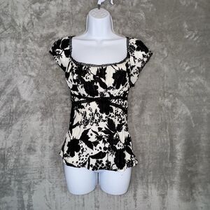 Vintage Y2K Whimsigoth Babydoll Top Size Large Lace Fairy Grunge Sequins